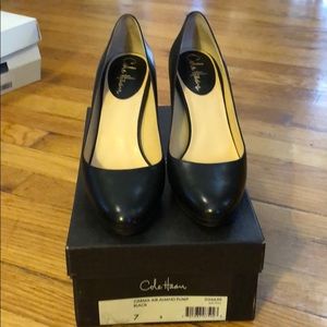 Cole Haan Almond Toe Black Pump
